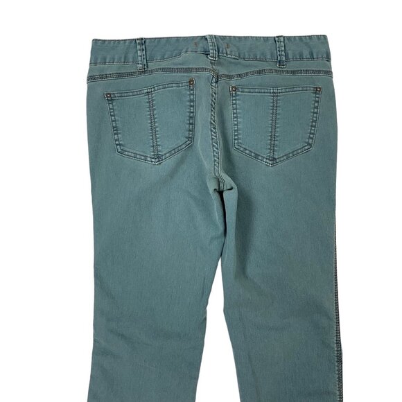 Free People Jeans 30 Blue Straight Leg Vintage Boho Casual‎ Y2K - Picture 5 of 6